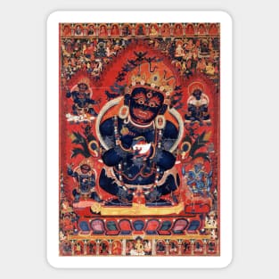 Mahakala Tibetan Buddhist Wrathful Deity Sticker